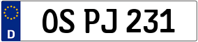 Truck License Plate